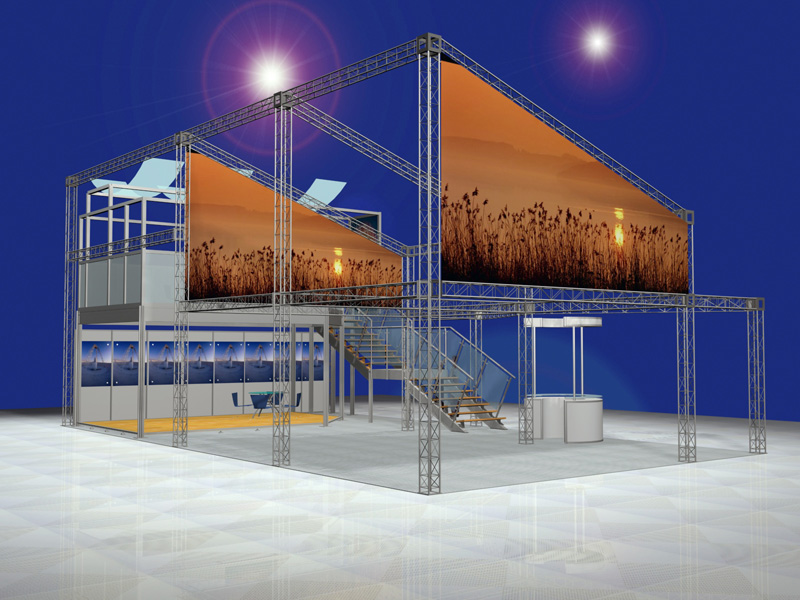 展台搭建材料实拍 - 成都御展展览案例
